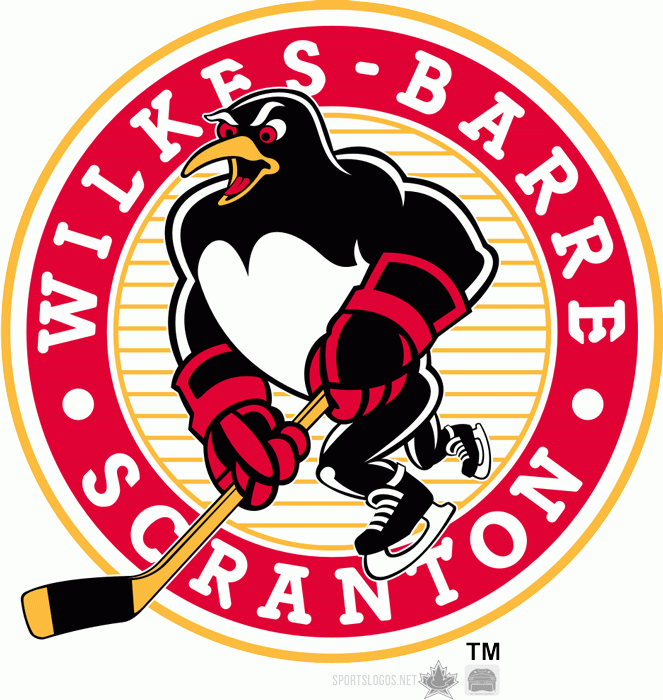 Wilkes-Barre Scranton Penguins 1999 00-2003 04 Primary Logo iron on transfers for T-shirts